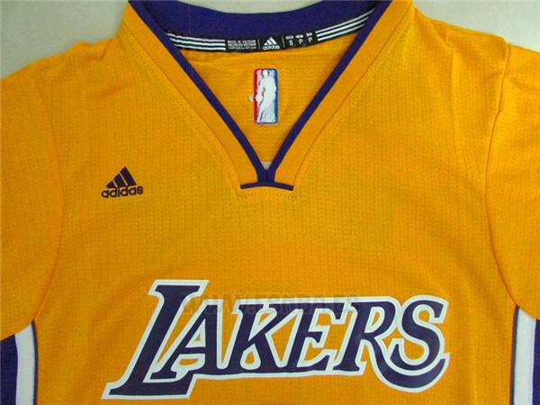 Camiseta Manga Corta Los Angeles Lakers D'Angelo Russell #1 Amarillo